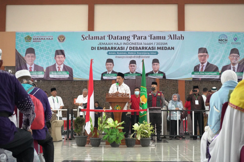 Ketua PPIH Debarkasi Medan Harapkan Jemaah Haji Jadi Panutan