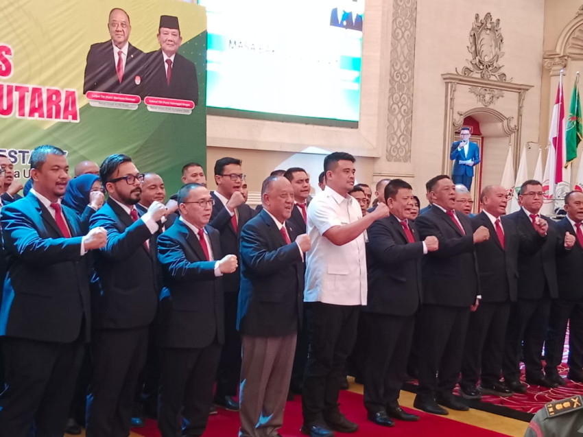 3 Pesan Gubernur Bobby saat Pelantikan KONI Sumut Periode 2025-2029