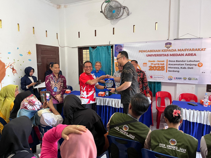 Dosen UMA Lintas Fakultas PkM di Desa Bandar Labuhan Tanjung Morawa Deli Serdang