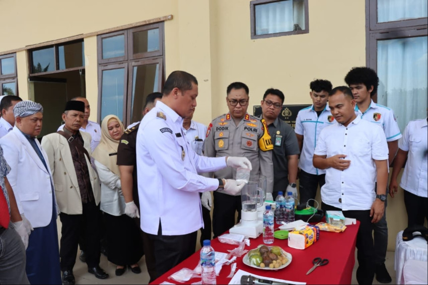 Polres Palas Musnahkan Sabu 167,54 Gram Hasil Tangkapan