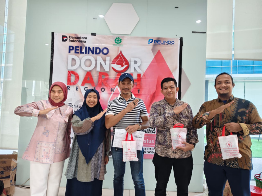Dukung Kegiatan Sosial dan Kemanusiaan, Pelindo Regional 1 Gelar Donor Darah