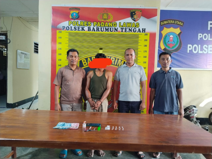 Jaringan Pengedar Narkotika di Barumun Tengah Dicokok Polisi