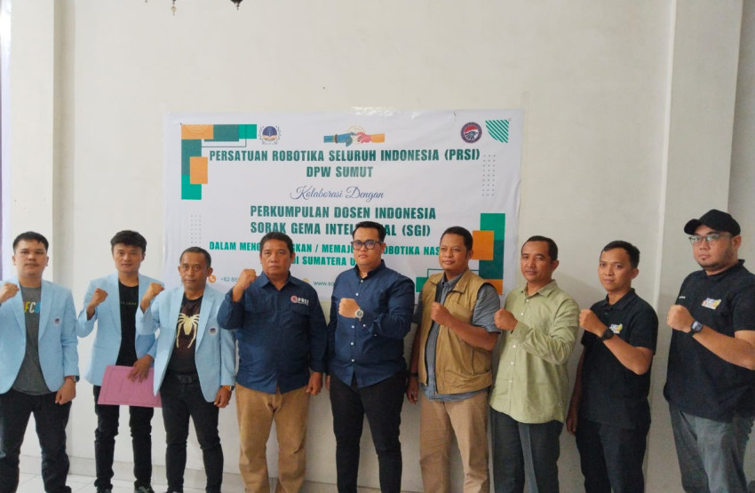 DPW PRSI Sumut Terima Kunjungan Silaturahmi PDI SGI, Sepakat Berkolaborasi Kembangkan Teknologi Robotika