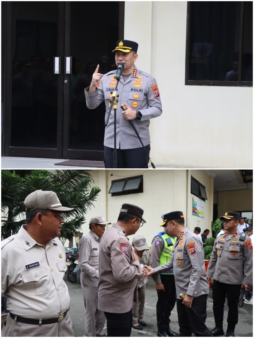 Hari ke-20 Bertugas, Kapolrestabes Medan Evaluasi Kinerja Polsek Sunggal: Tekankan Percepatan Pengungkapan Kasus Begal