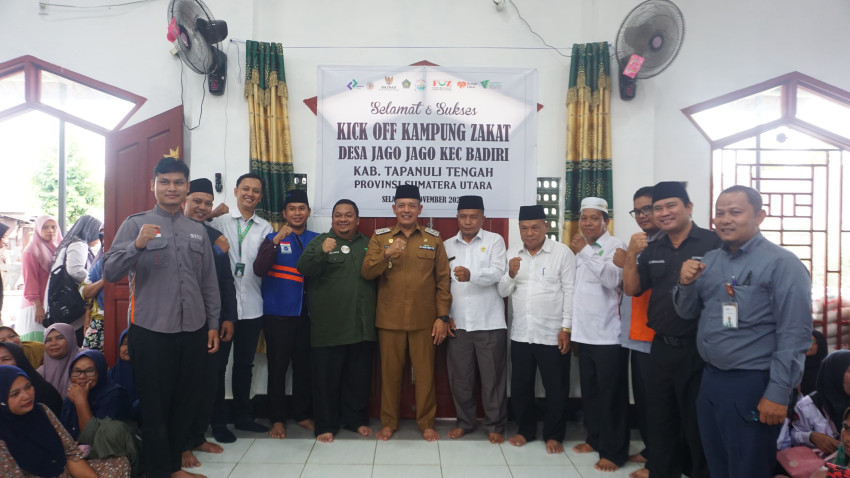 Rumah Zakat Sumbang Rp20 Juta untuk Program Kampung Zakat Desa Jago-Jago