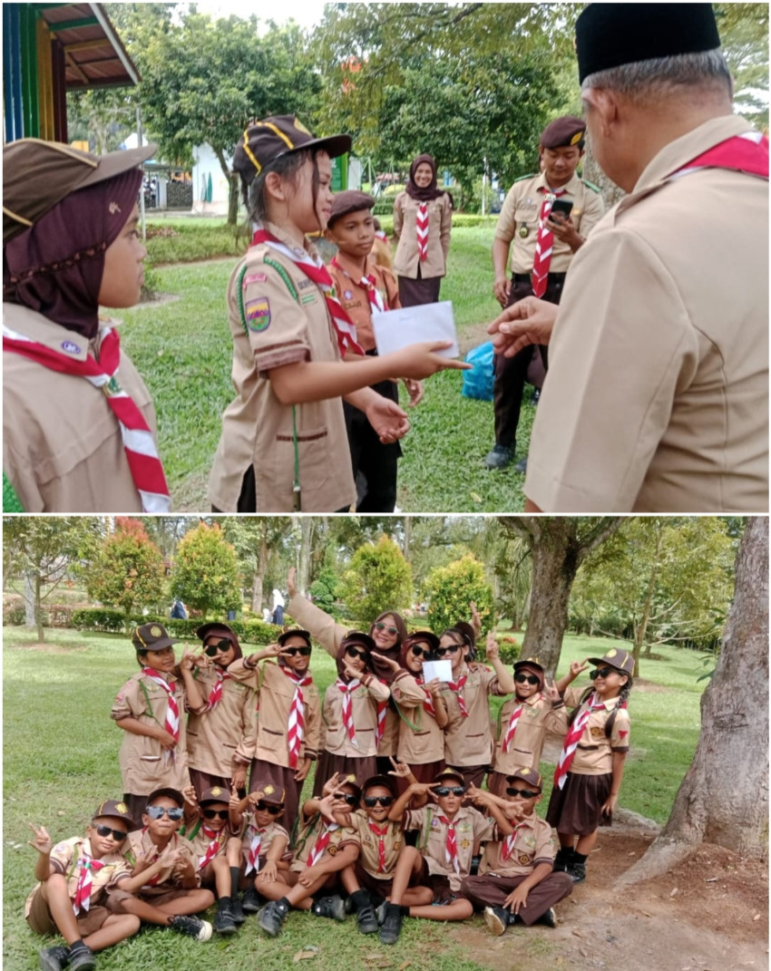 Pramuka Siaga CNB Tembung Raih Juara 1 Lomba Indonesia Raya di Apel Besar Hari Pramuka ke-64 Deli Serdang