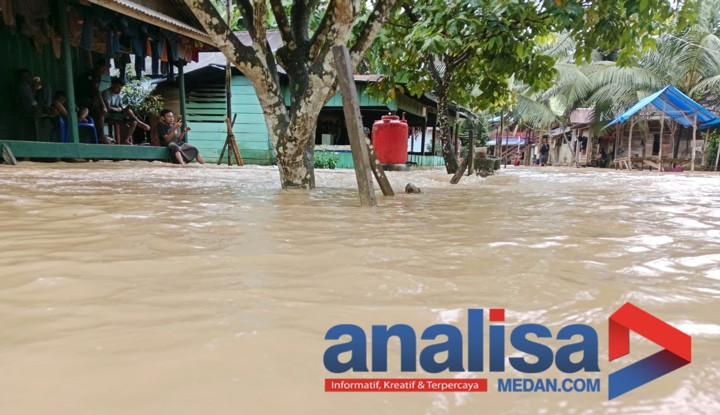 4 Desa di Wilayah Siulang Aling Madina Dilanda Banjir