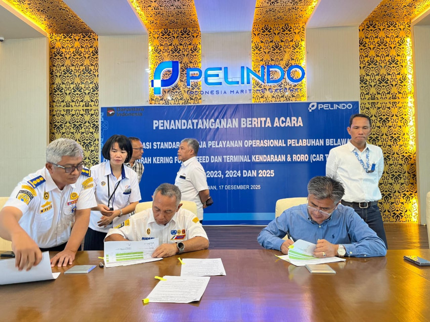 Pelindo Regional 1 Belawan Perkuat Layanan Melalui Evaluasi Kinerja Terminal Curah Kering dan Terminal Kendaraan