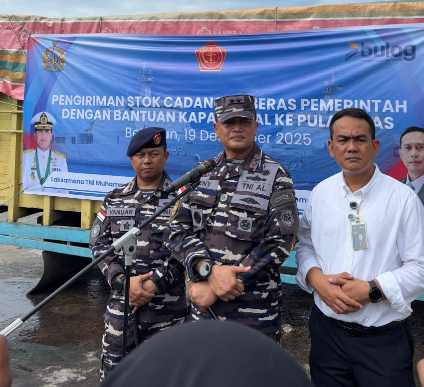 Pelindo Regional 1 Belawan Fasilitasi Pengiriman Cadangan Beras Pemerintah ke Pulau Nias