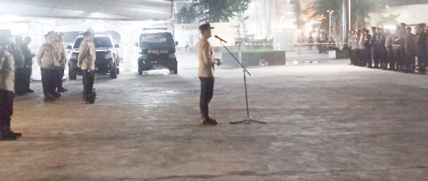 Apel Gabungan KRYD di Lapangan Merdeka, Polrestabes Medan Perkuat Pengamanan Kota