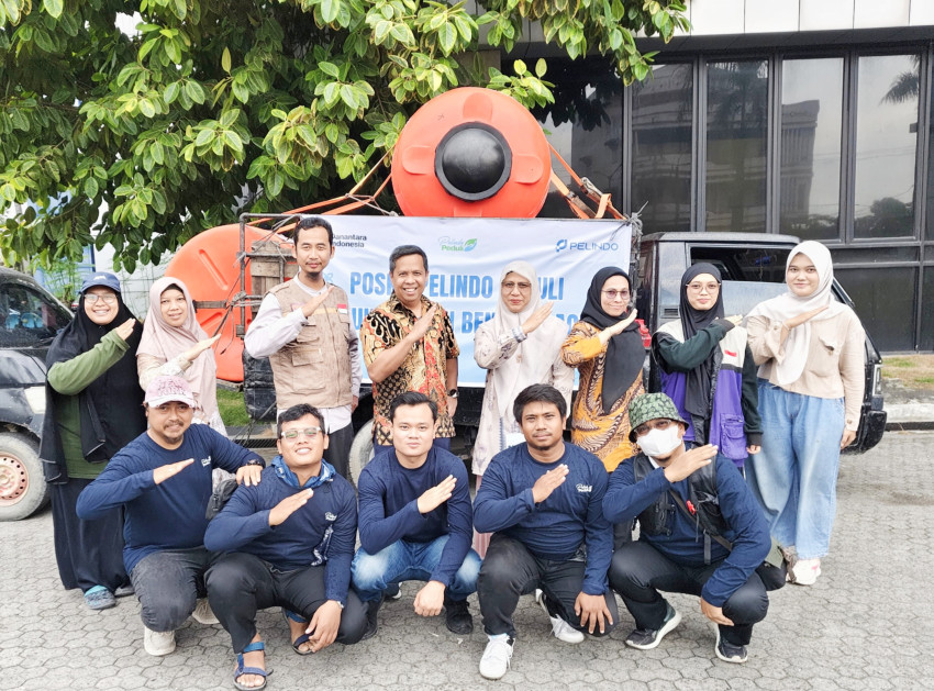 Peduli Korban Banjir, Pelindo Regional 1 Berangkatkan Relawan dan Salurkan Bantuan ke Aceh Tamiang
