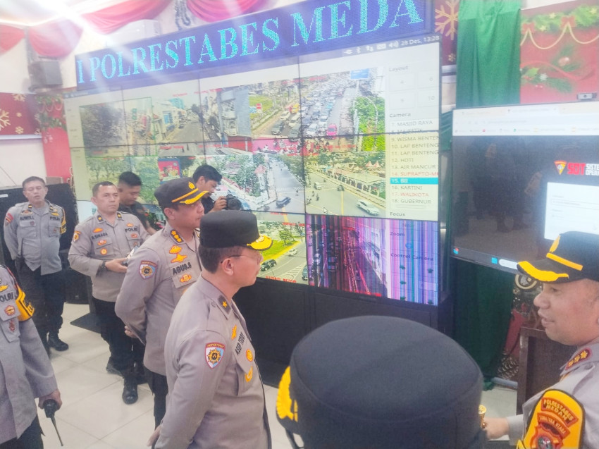 Itwasum Polri Lakukan Pengawasan Operasi Lilin Toba 2025 di Wilayah Polrestabes Medan