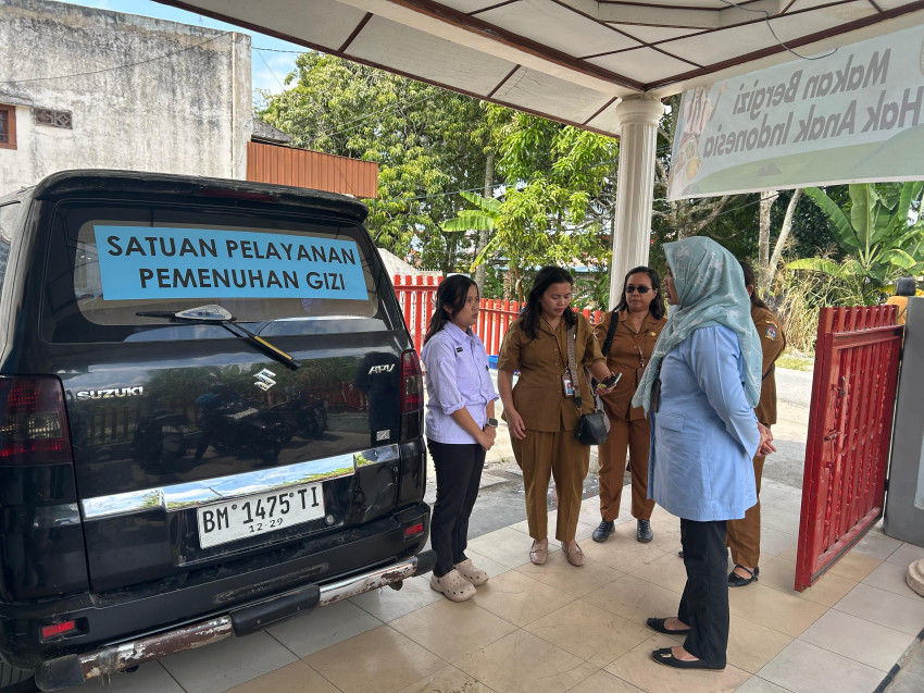 Kaper BKKBN Sumut Monitoring ke SPPG Kecamatan Balige, Kabupaten Toba