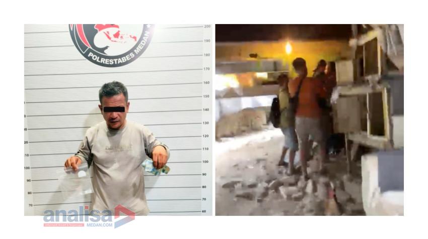 Bandar Sabu Bantaran Sungai Kejaksaan Lembah Ditangkap, Sempat Provokasi Warga Saat Disergap Polisi