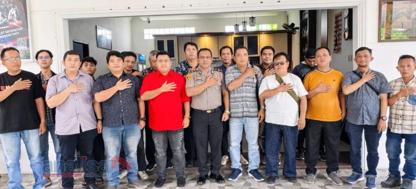 Bangun Komunikasi Humanis, Polsek Medan Tuntungan Gelar Coffee Morning Bersama Mitra Pers