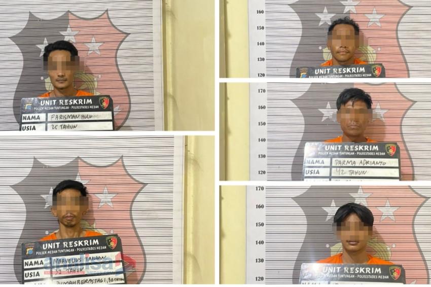 Digrebek Polisi, Warnet di Medan Tuntungan Diduga Jadi Sarang Judi Online