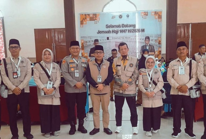 Kloter Terakhir Embarkasi Medan Tiba di Ahmed
