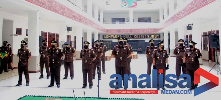 Kajati Sumut Lantik 6 Kajari Baru, Hartadhi Kajari Padangsidimpuan dan Amri di Tapanuli Selatan